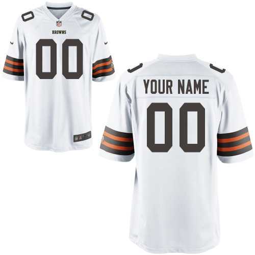 Men Nike Cleveland Browns Customized White Team Color Stitched NFL Game Jersey,We sell and wholesale Men Nike Cleveland Browns Customized White Team Color Stitched NFL Game Jersey on line form chian!